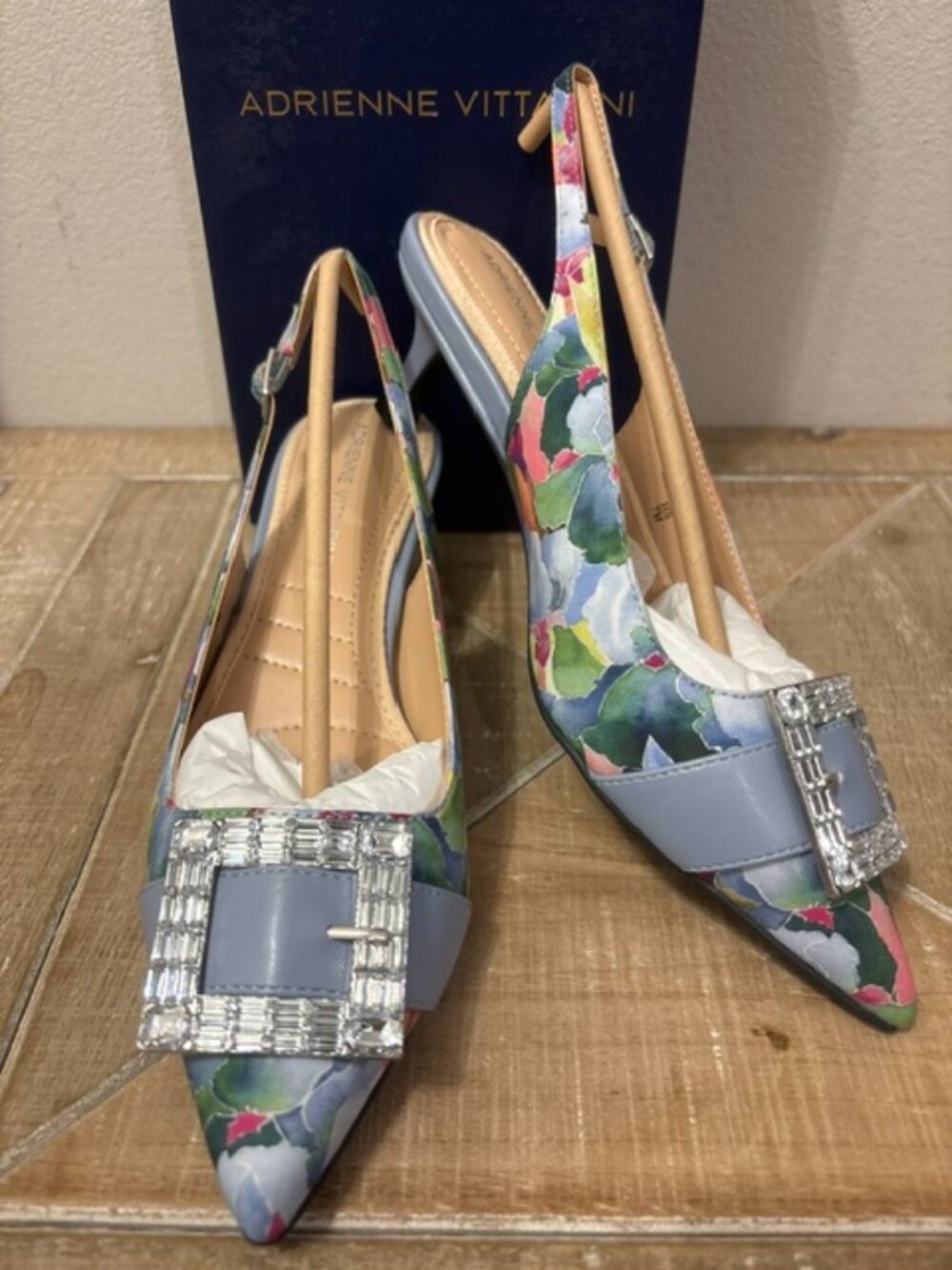 NEW Adrienne Vittadini Sabia Pumps Light Blue Sizes: 7, 7.5, 8, 8.5, 9.5